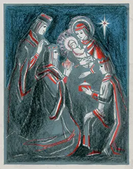 Myrrh: Madonna and Child with the Three Kings