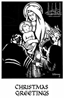 Binns: Madonna and Child with Three Kings