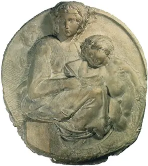 Elbow: Madonna and Child, by Michelangelo