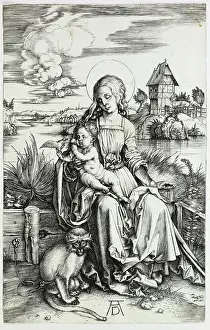Drer: Madonna and Child with monkey