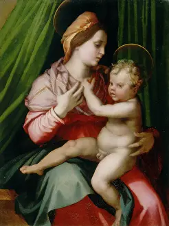 Pitti: Madonna with Child, painting by