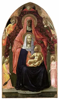 Masolino: Madonna and Child with Saint Anne