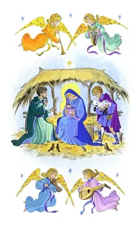 Brenda: Madonna and Child with two shepherds