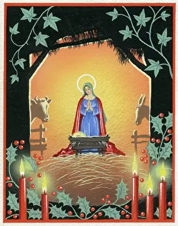 Navitity: Madonna and Child in the Stable