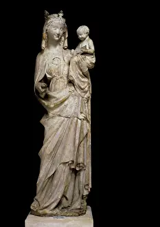 Bargello: Madonna and Child, statue by