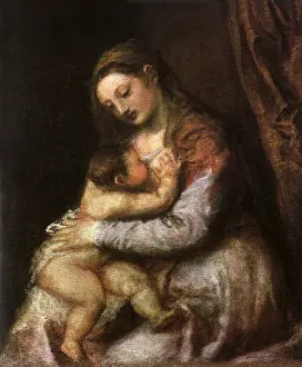 Tiziano: Madonna and Child, by Titian