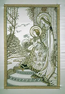 Threads: Madonna and Child ' Virgin Mary enthroned