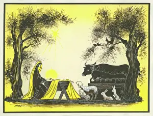Bunnies: Madonna and Child with woodland creatures