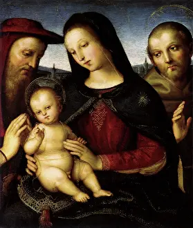 1502: Madonna with the Christ Child... by Raphael