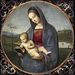 Tondo: Madonna Conestabile, by Raphael