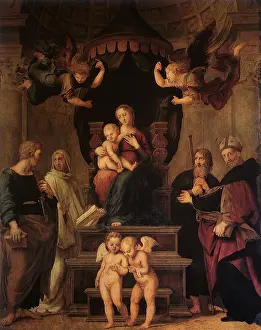 Cupids: Madonna del Baldacchino, by Raphael