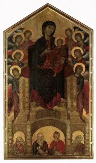 1280s: Madonna Enthroned, by Cimabue