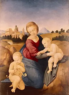 Santi: Madonna Esterhazy, by Raphael