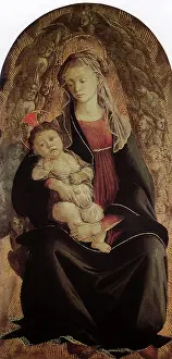 Botticelli: Madonna in Glory, by Botticelli