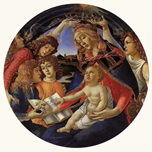 Botticelli: Madonna of Magnificat, by Botticelli