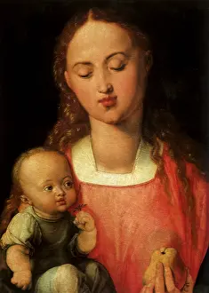 Durer: Madonna of the Pear, by Durer
