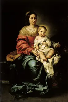 Bartolome: Madonna of the Rosary, by Murillo