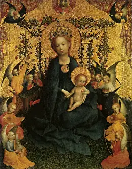 Lochner: Madonna in the Rose Garden