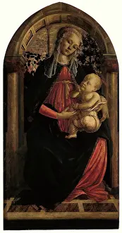 Botticelli: Madonna of the Rose Garden, by Botticelli