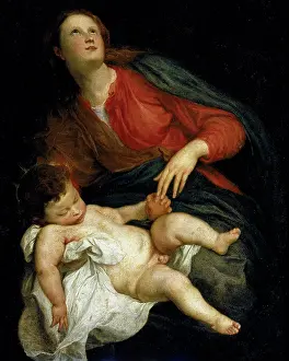 Antonie: Madonna with Sleeping Child, by Van Dyck