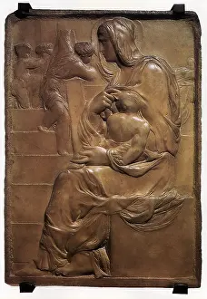 Buonarroti: Madonna of the Stairs, by Michelangelo