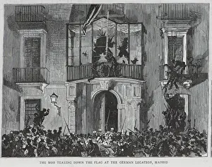 Iln - Consolidated Archive Holdings Ltd - Project: Madrid Mob Tears Down German Flag