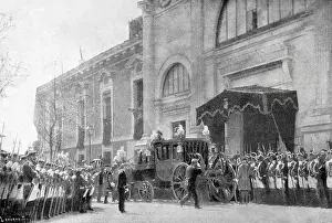 19 Century: Madrid, Opening of the Parliament in the Senate