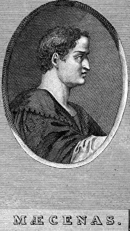 Caius: Maecenas, Caius Cilnius, 70 - 8 BC, Roman politician