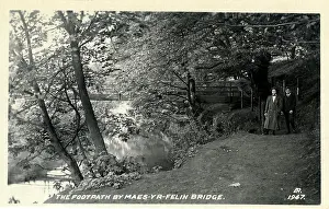 Monmouthshire: Maes-yr-Felin Bridge & Footpath, Pontyclun, Monmouthshire