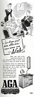 Culinary: Magazine Advertisement for AGA kitchen ranges