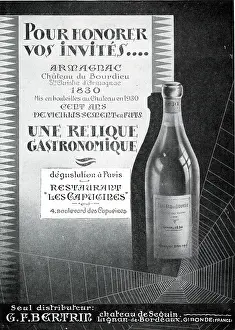 Armagnac: Magazine Advertisement for Armagnac