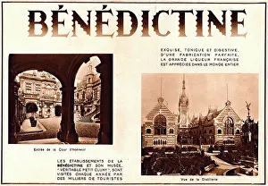 Digestive: Magazine Advertisement for Benedictine liqueur