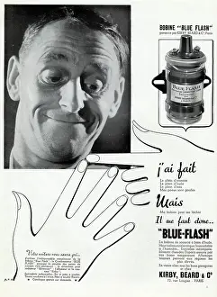 Kirby: Magazine Advertisement for Blue Flash safety equipment