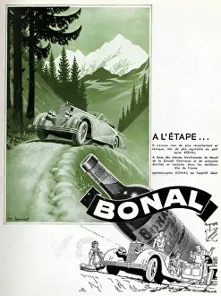 Aperitif: Magazine Advertisement for Bonal aperitif