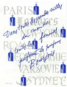 Perfumes: Magazine Advertisement for Bourjois perfumes