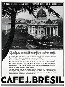 Janeiro: Magazine Advertisement for Brazilian coffee