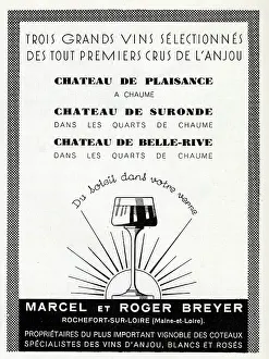 Vineyards: Magazine Advertisement for Breyer wines