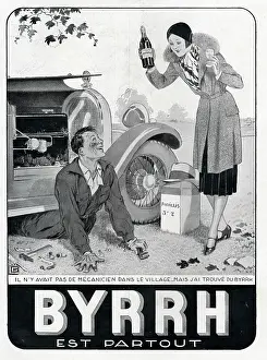 Aperitif: Magazine Advertisement for Byrrh aperitif