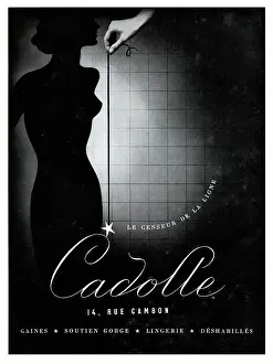 Corsets: Magazine Advertisement for Cadolle underwear