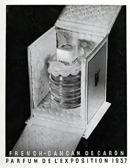 Padded: Magazine Advertisement for Cancan de Caron perfume