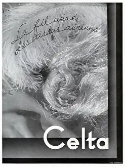 Fabrics: Magazine Advertisement for Celta thread