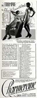 Corsets: Magazine Advertisement for Charmereine corsets