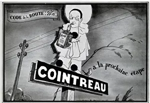 Pierrot: Magazine Advertisement for Cointreau liqueur