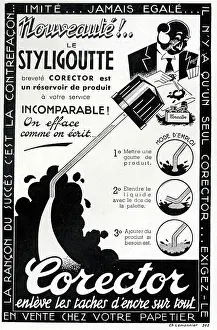 Correct: Magazine Advertisement for Corector fluid