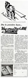 Sketching: Magazine Advertisement for drawing course