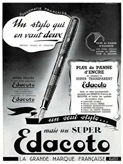 Pens: Magazine Advertisement for Edacoto pens