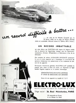 Refrigerator: Magazine Advertisement for Electro-Lux products