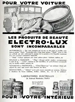 Floors: Magazine Advertisement for Electro-Lux products