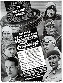 Englebert: Magazine Advertisement for Englebert tyres