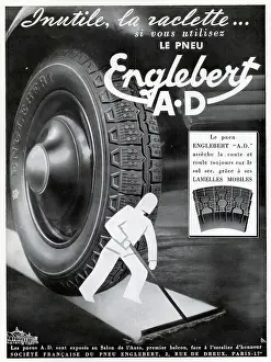 Scraper: Magazine Advertisement for Englebert tyres